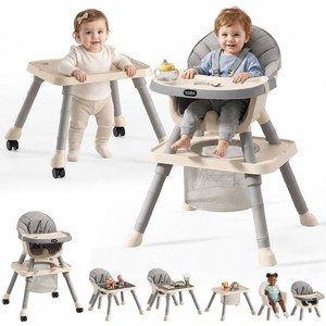 $140 9-in-1 Baby High Chair for Babies and Toddlers with Building Block Table