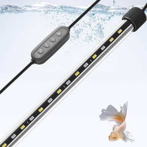 Dirvin LED Fish Tank Light with Timer, 247 Mode & 3 Color Aquarium Light