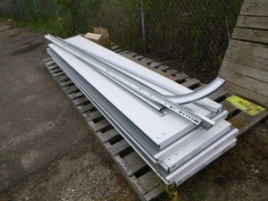 Haas 9' X 9'3" Ribbed Long Panel Garage Door
