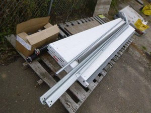 Haas 9' X 9'3" Ribbed Long Panel Garage Door