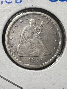 1875-S US SEATED LIBERTY 20 CENT PIECE