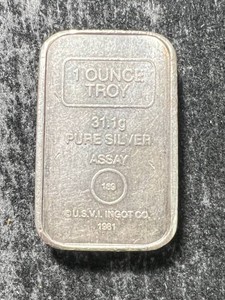 1 TROY OZ .999 FINE SILVER A-MARK BAR