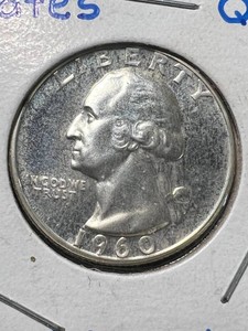 1960 US PROOF WASHINGTON QUARTER