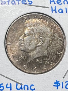 1964 US KENNEDY HALF DOLLAR