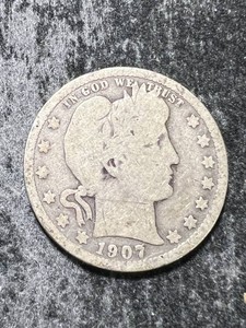 1907 US BARBER QUARTER