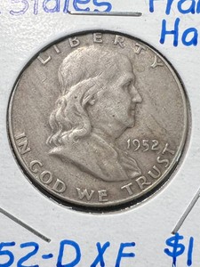 1952-D US FRANKLIN HALF DOLLAR