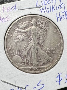 1945-D US WALKING LIBERTY HALF DOLLAR