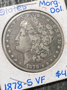 1878-S US MORGAN SILVER DOLLAR