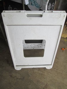 Double sided stand sign
