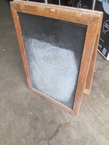 Double sided board stand sign