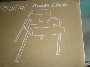 New black guest chair