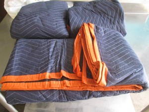 3 Assorted size new moving blankets