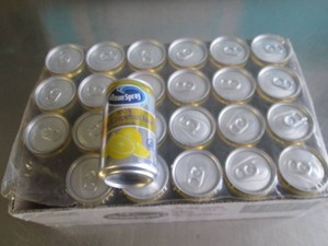 24 Cans of Ocean Spray white grapefruit juice