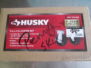 Husky 5 x 2 Inch caster set