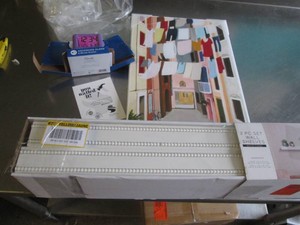 Wall decor, clock and wall shelves