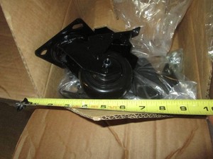 4 Heavy duty locking caster wheels
