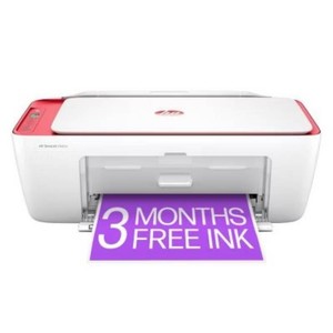 HP DeskJet 2842e All-in-One Printer Chili Red with Bonus 3 Months of Instant Ink with HP