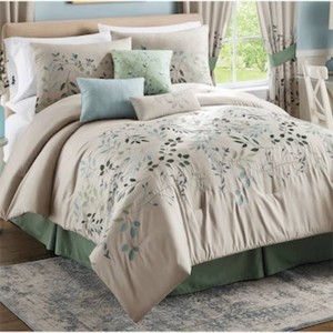 $129 7-Piece Tranquil Embroidered Comforter Set