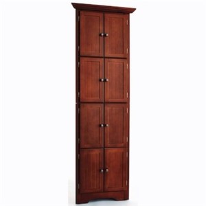 $199 Westwick Tall Corner Storage Cabinet with 8 Doors