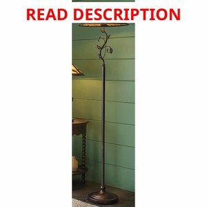 $130 Scroll Leaf Mica Floor Lamp