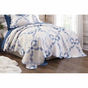Genevieve Bow Oversized Quilt - FullQueen (90W x 96L)