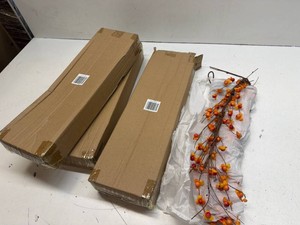 3 pack LED fall berry branch with timer.
