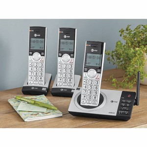 $150 AT&T 3-Handset Cordless Answering System with Smart Call Blocker