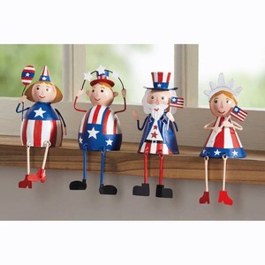 Set of 4 Americana Shelf Sitters