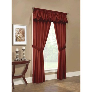5-Piece Insulated Curtain - Burgundy, 63L