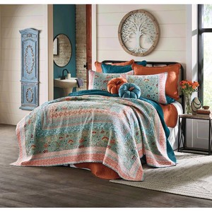 Anita Oversized Quilt - Spice, King (108 w x 96 l)