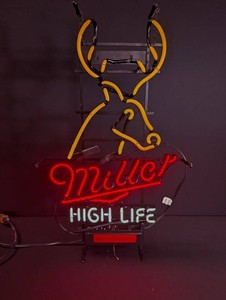 Vintage Miller High Life Neon Beer Sign