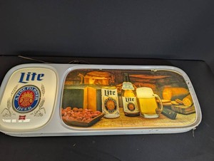Vintage Miller Lite Beer Advertising Sign