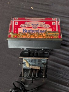 New Old Stock Budweiser Clydesdale Beer Wagon Electric Display