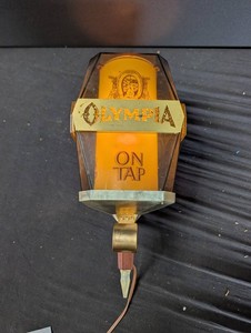 Vintage Olympia on Tap Electric Advertising Sign