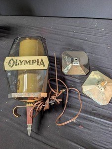 Vintage Olympia Lighting Fixture & Components Mixed Lot