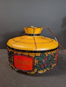 Vintage Schmidt Beer Advertising Pendant Lamp