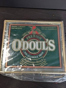 Vintage Odouls Anheuser-Busch Framed Advertising Sign