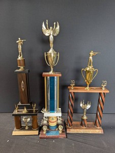 Vintage Beer Drinking Championship Trophy Collection (Lot of 3)