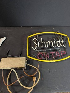Schmidt on Tap Neon Sign & Transformer - Repair