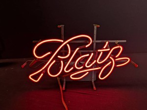 Vintage Blatz Beer Neon Sign
