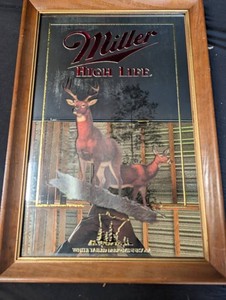 Miller High Life Wildlife Series White Tailed Deer Framed Print