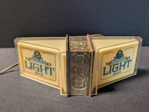 Vintage Schlitz Light Beer Advertising Bar Light
