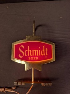 Vintage Schmidt Beer Illuminated Advertising Sign