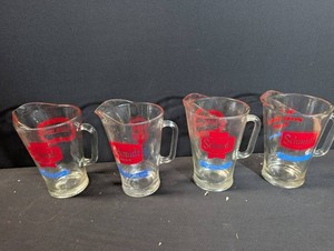 Vintage Schmidt Beer Advertising Pitchers - 4-Piece Set