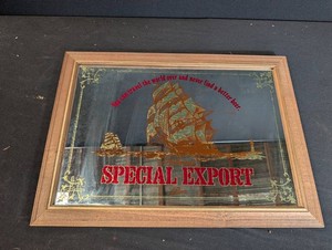 Vintage 1981 G. Heileman Special Export Beer Mirror