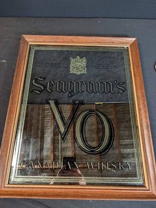 Seagrams VO Canadian Whisky Advertising Mirror