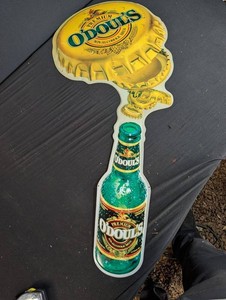 Odouls Premium Non-Alcoholic Brew Bottle Sign