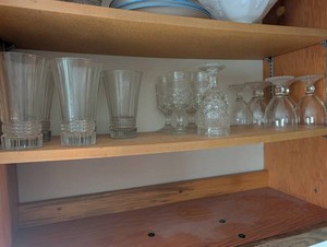 Clear Glassware Mixed Lot - Tumblers, Goblets & Decanter (Lot of 12)