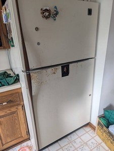 Top-Freezer Refrigerator With Ice Maker and Produce Drawers