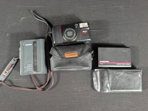 Vintage Nikon Zoom Touch 400, Sanyo & WordFinder Mixed Lot
